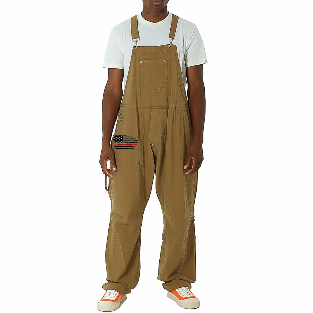 Men's Retro Workwear Casual Overalls