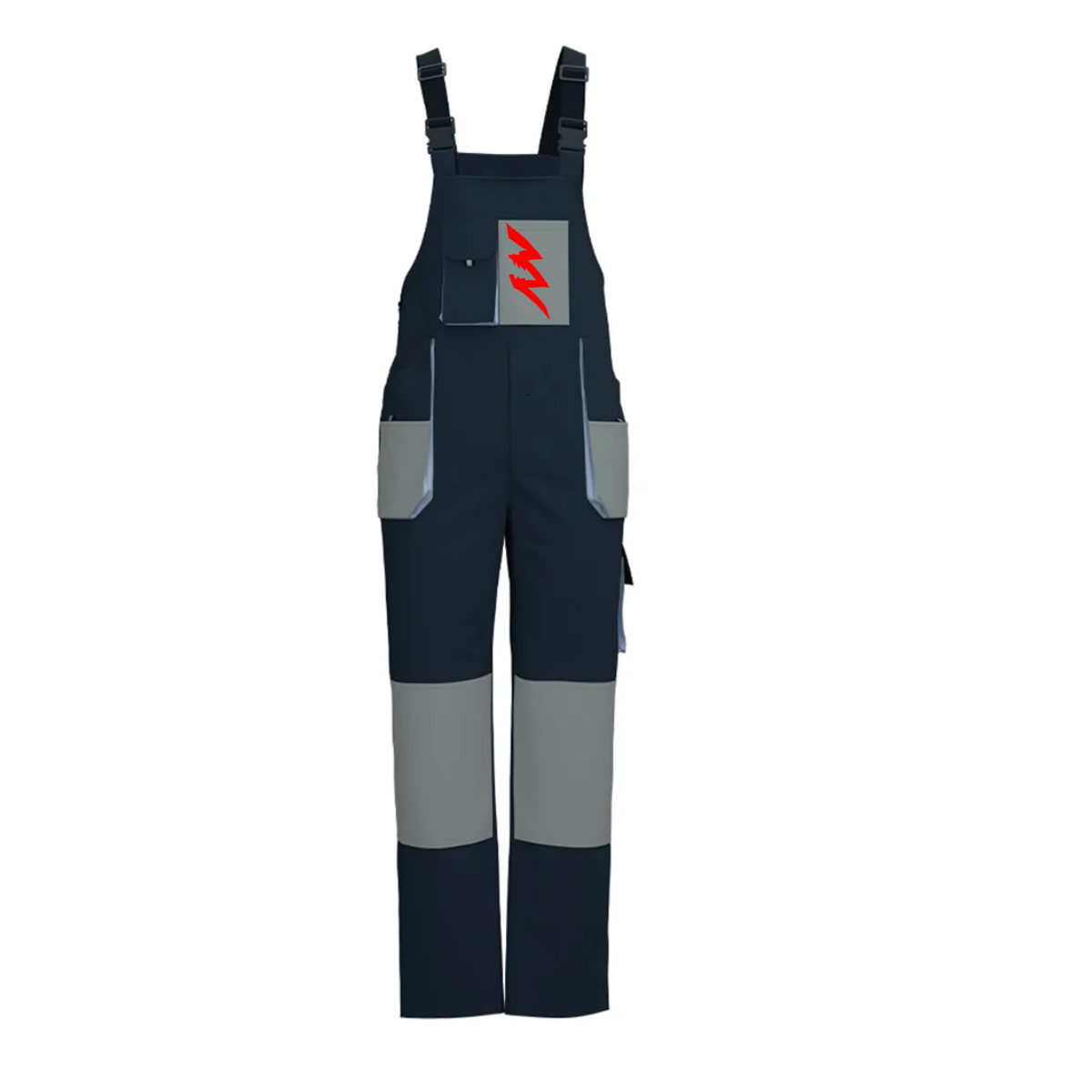 MV Unisex Overalls With Three-dimensional Large Pockets Multi-pocket Overalls