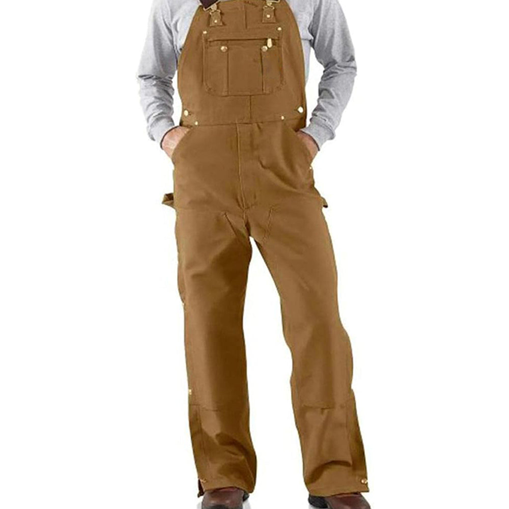 Men's Retro Workwear Casual Overalls