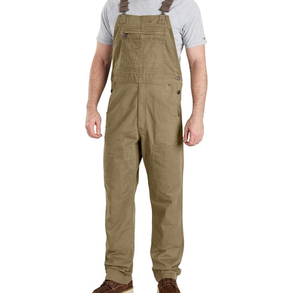 Men's Loose Multi-Pocket Retro Workwear Casual Overalls