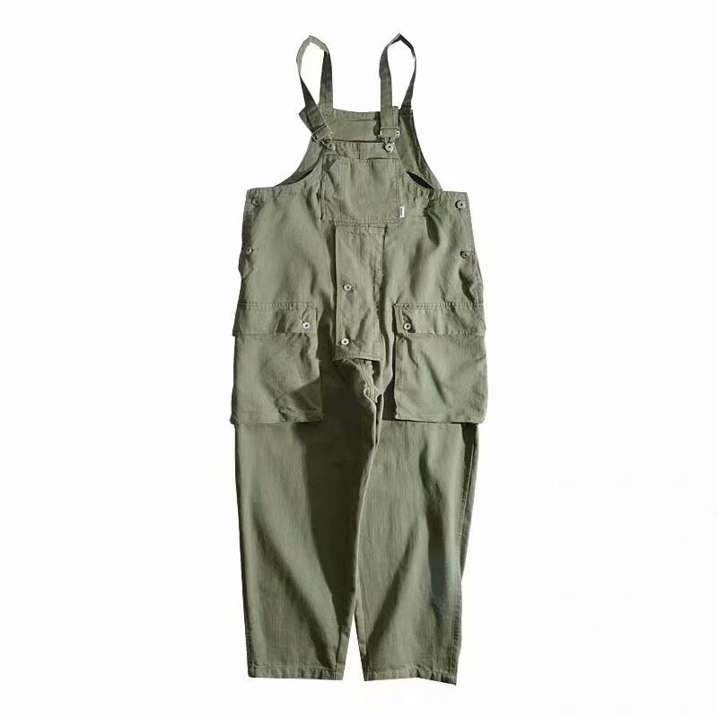 Casual Jumpsuit Overalls Men's Workwear Trousers Workers Work Clothes Loose Overalls