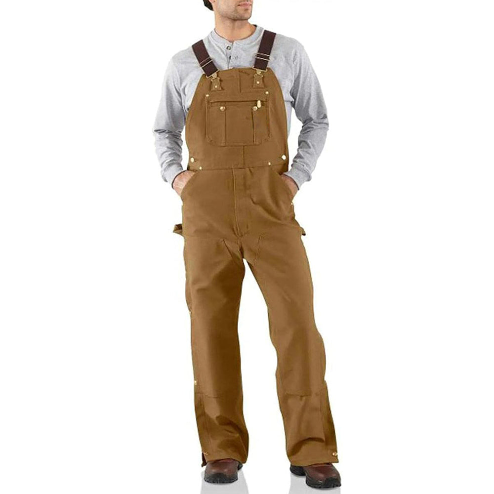 Men's Retro Workwear Casual Overalls